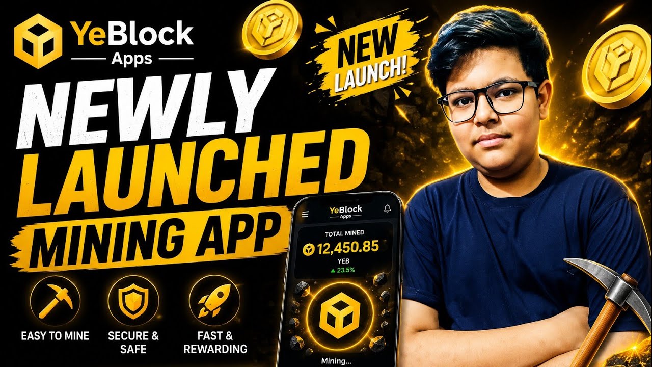 🔥 YeBlock Apps Mining App Review | New Mining App 2026 💰 Free Mining Proof & Signup