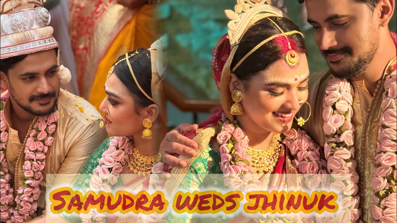 Samudra weds Jhinuk😇😇😇 BTS os Subho Bibaho ❤️❤️❤️ #vlog #bengali #trending #love #bts 