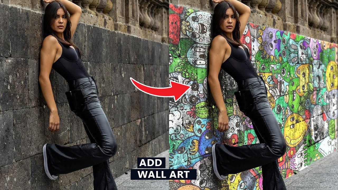 Make wall art mockup   Photoshop Tutorial