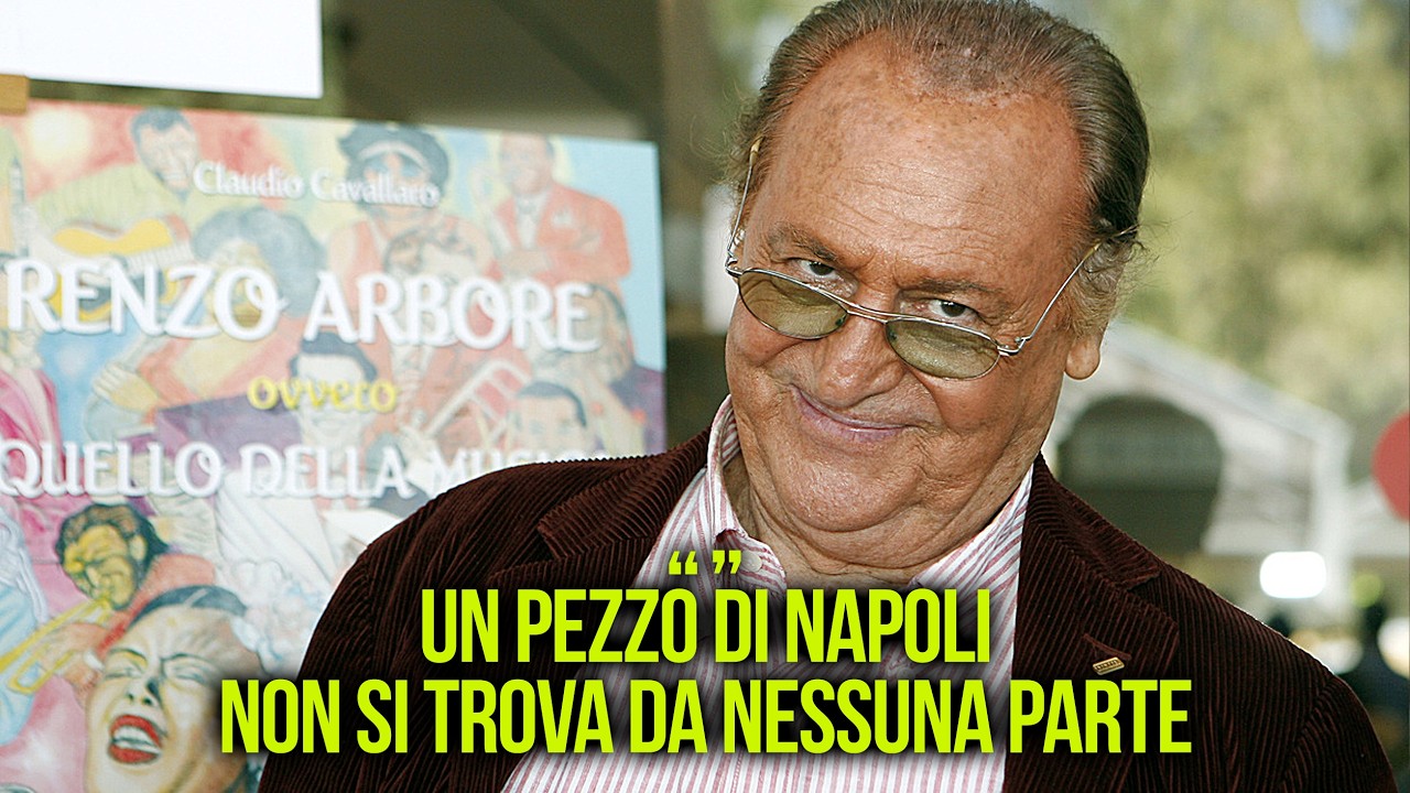 Renzo Arbore: «Un pezzo di Napoli non si trova da nessuna parte»