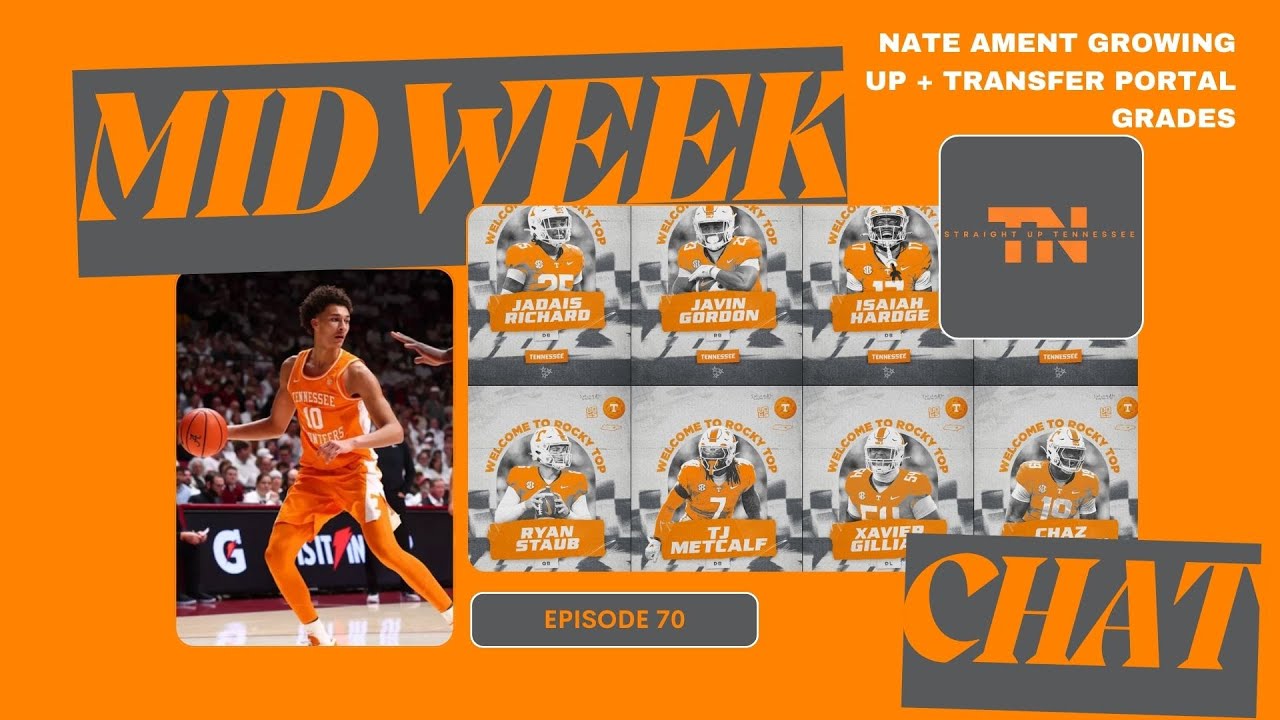Nate Ament GREW UP vs Bama! | How Did Tennessee Football REALLY Do in the Transfer Portal?