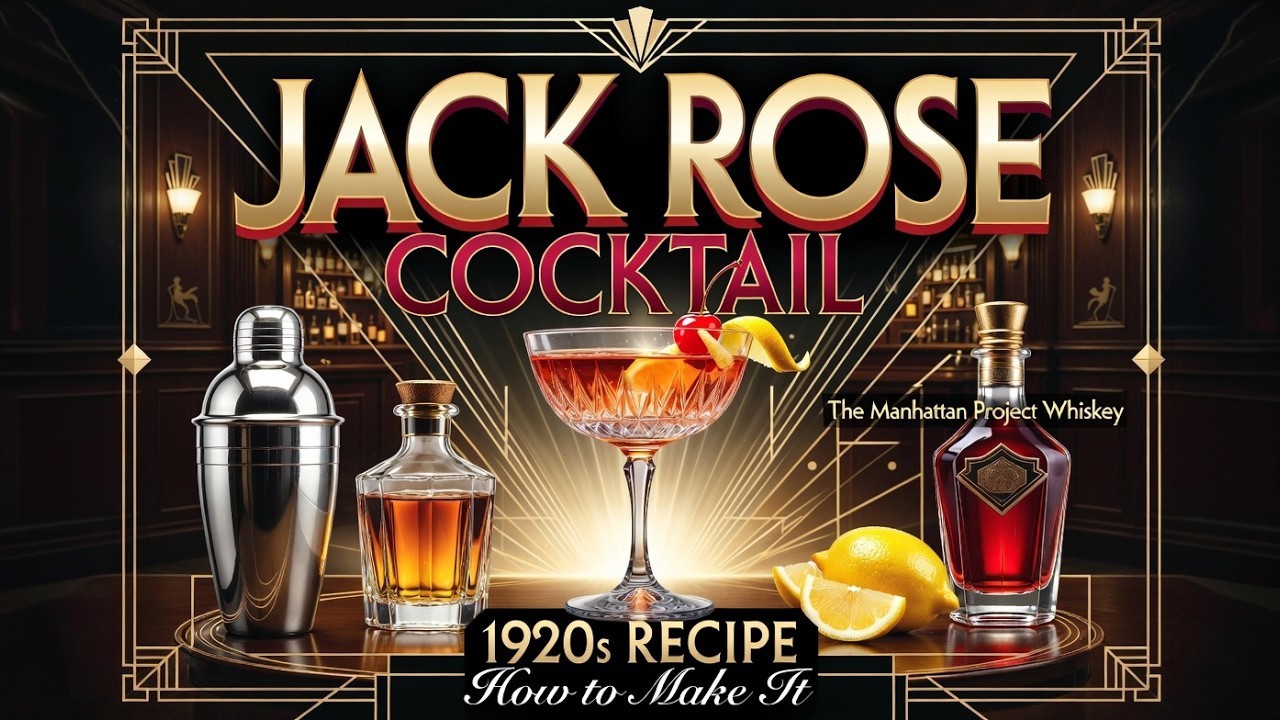 How to Make a Jack Rose Cocktail &ndash; The Classic 1920s Applejack Drink (Hemingway&rsquo;s Favorite!)