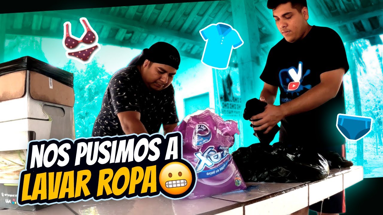 LAVANDO nuestra ROPA 👕 *Fue complicado* 😅