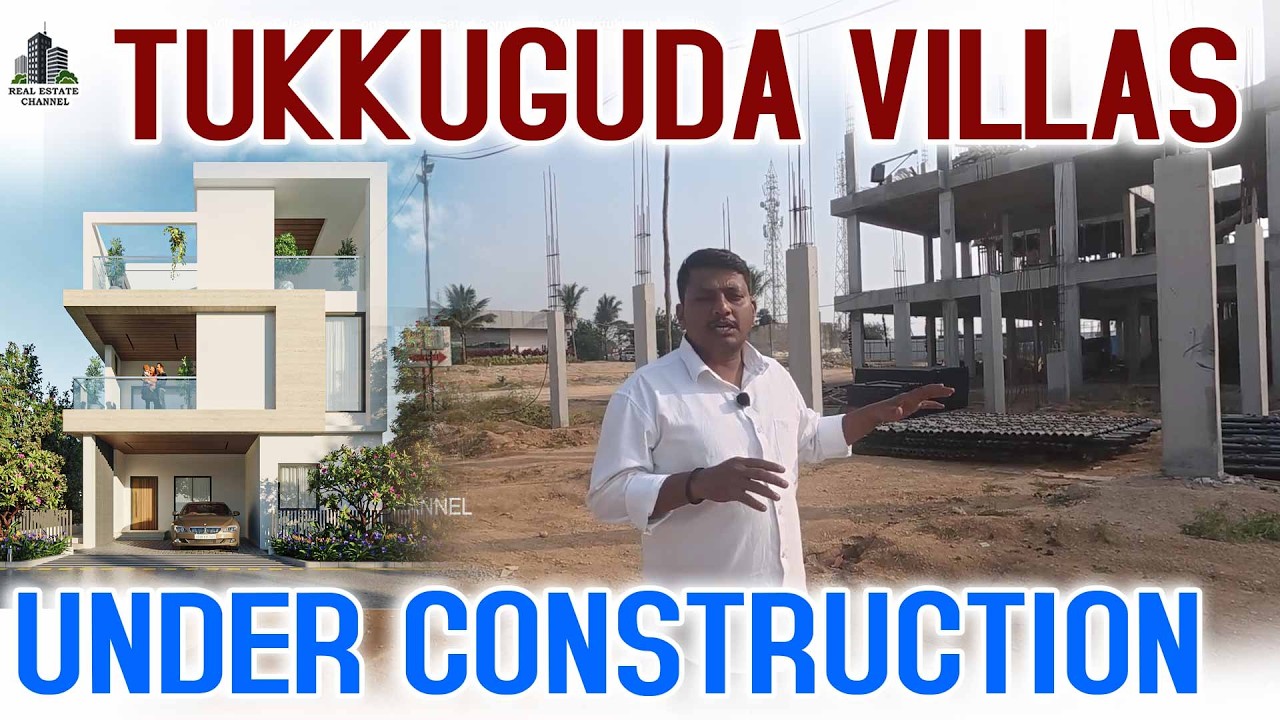 Tukkuguda ORR Exit 14 Villas for Sale | Under Construction Gated Community Villas #tukkuguda #villas