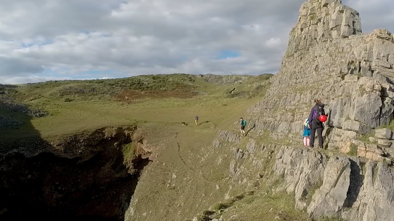 Gower chimney climbing