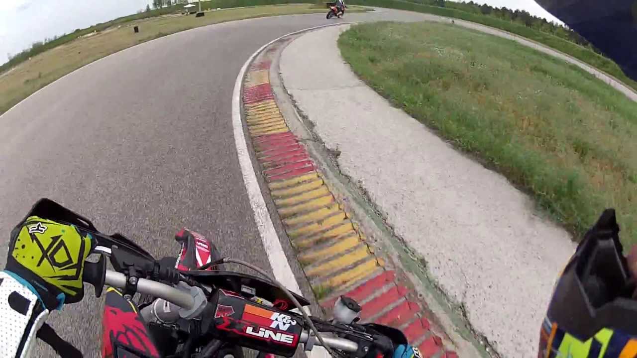 GoPro  SUPERMOTO Aprilia SXV -Tomas Hanzel - Kakucsring - 5.5.2013 - 3rd race