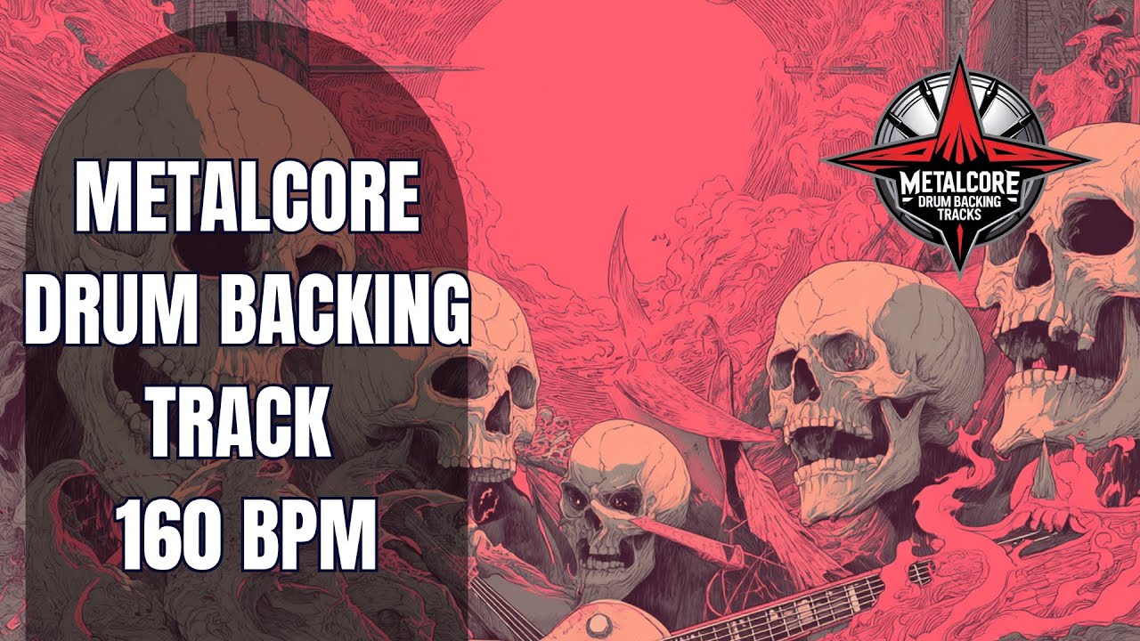 160 BPM Metalcore Drum Track &ndash; Fast Relentless Groove