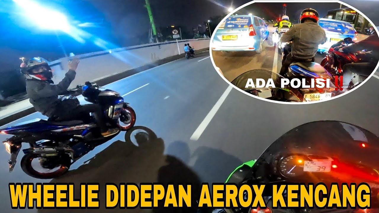 PERTAMA KALI RIDING MALAM BARENG AEROX PAROPO || AKANG MV KE ANTASARI