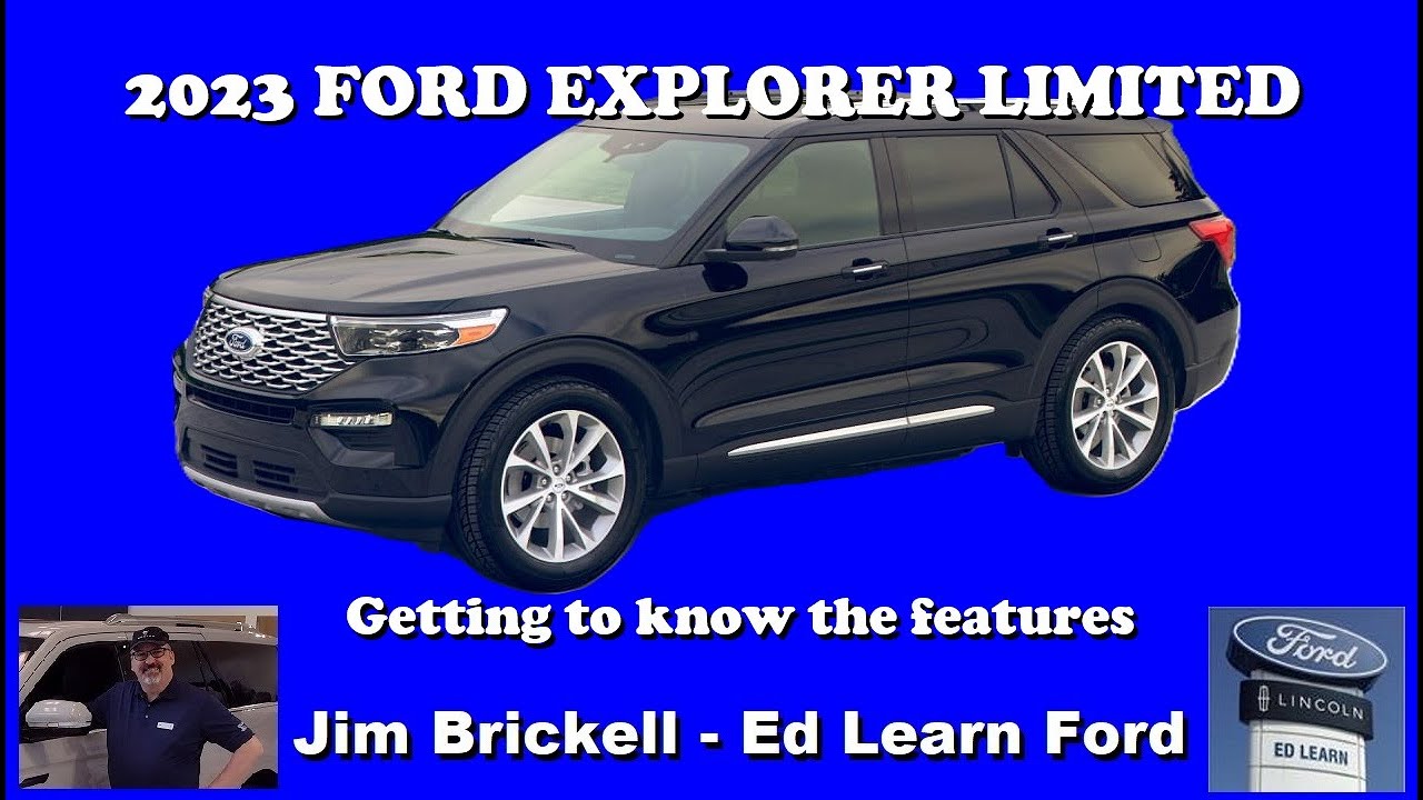 2023 Ford Explorer Limited - HYBRID - Getting to know the features