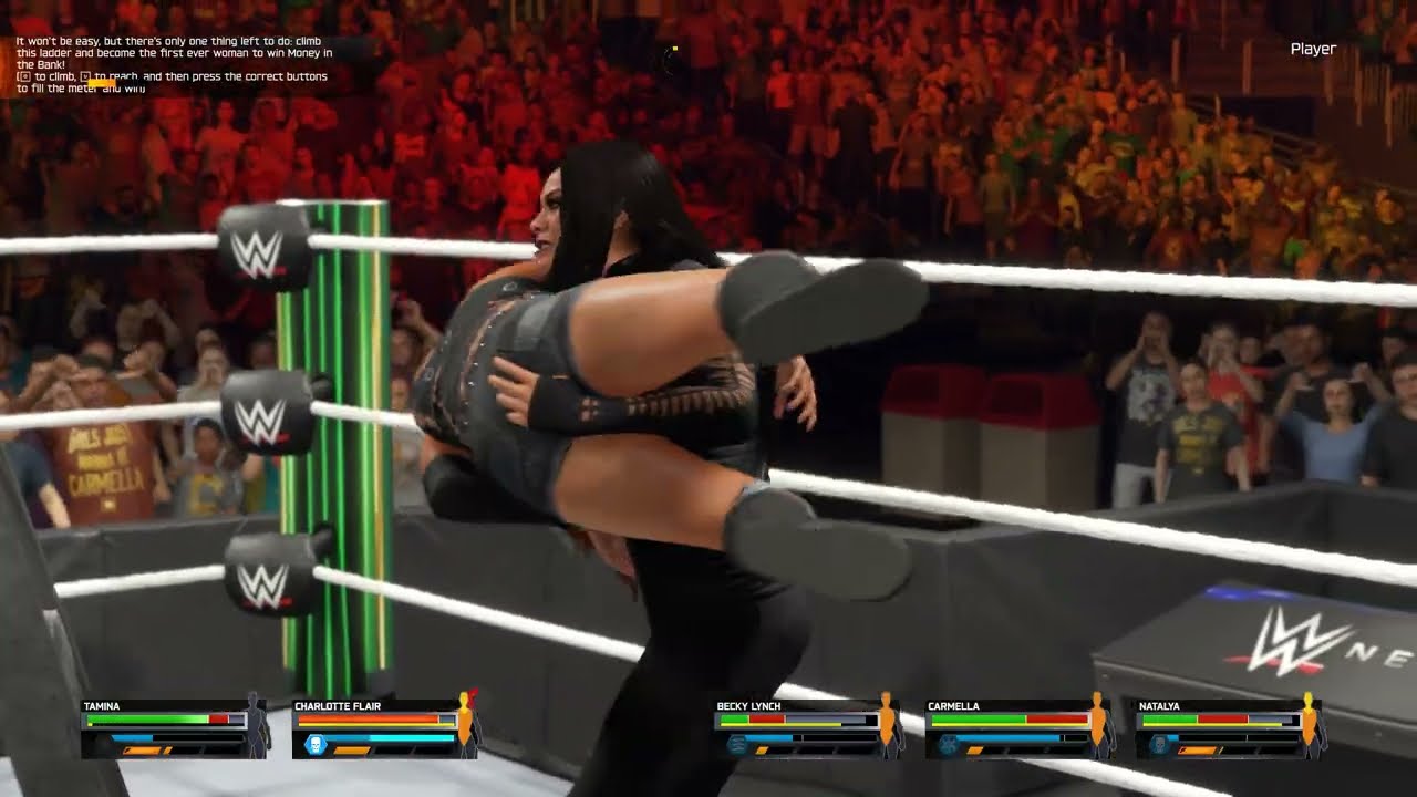 Women’s Money in the Bank Match | Tamina Wins  | WWE 2K25 Showcase