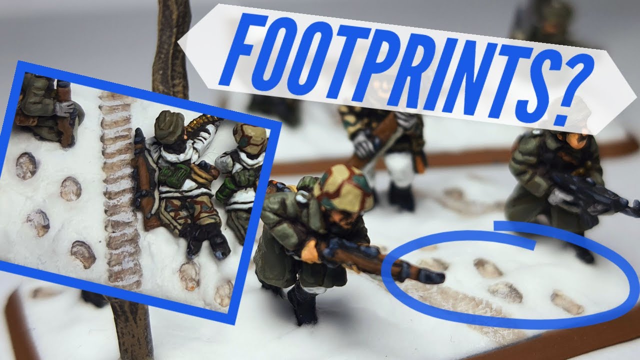 Winter Basing your Wargaming Miniatures using AK Snow! (Flames of War)