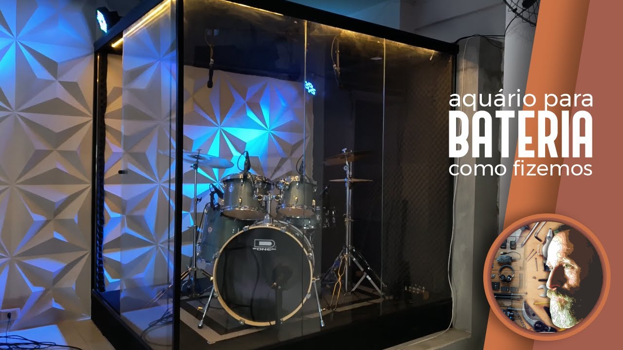 AQUÁRIO PARA BATERIA - Veja como fizemos.