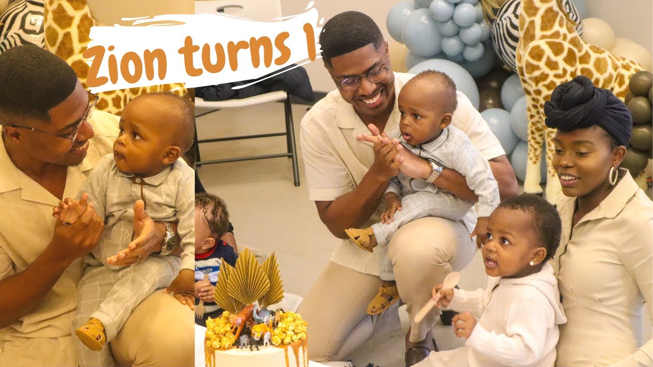 ZION'S FIRST BIRTHDAY PARTY | African Safari Theme | Temwa & Anjola