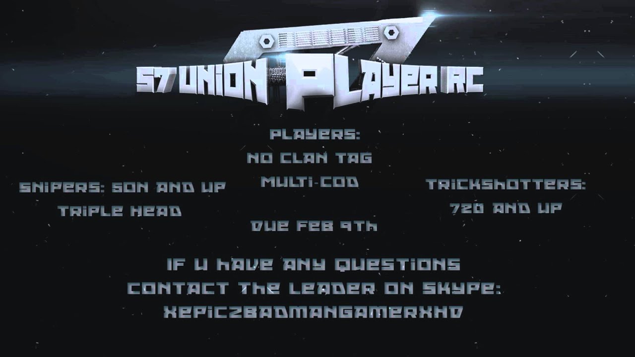 S7 Union Player Recruitment Challenge! [CLOSED] @Recruitment Challenge Center &trade;