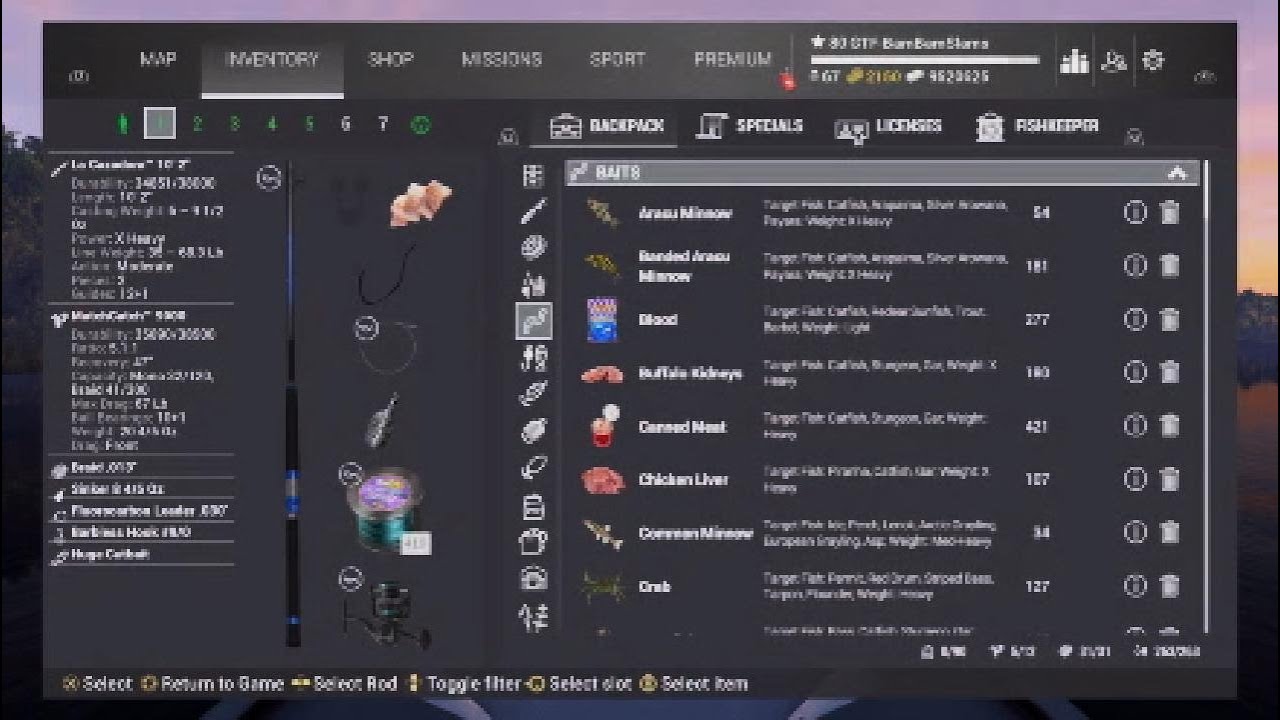 Fishing Planet- Marron River Tutorial level 63-68