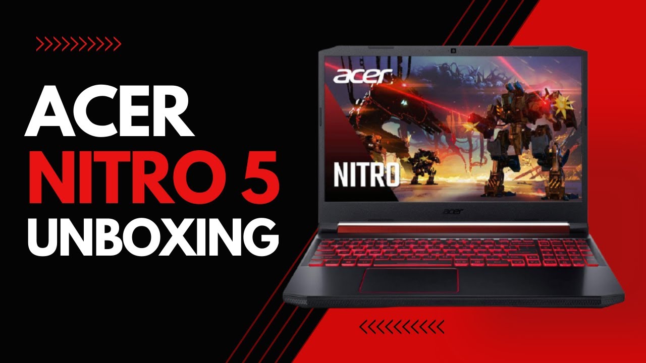 Acer NITRO 5 AN515-57 Unboxing - Nvidia RTX 3060 Gaming Laptop | What Inside the BOX??? + Setup