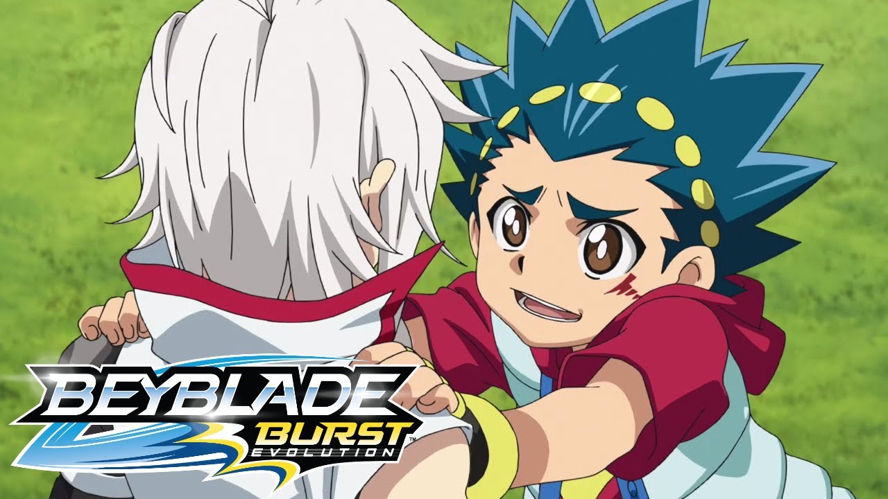 BEYBLADE BURST EVOLUTION The Showdown Between Valt and Shu