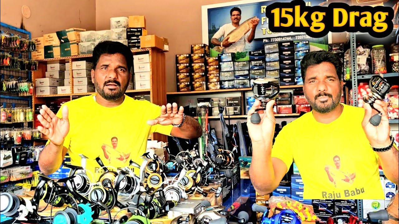 Lucana Fishing Reels Available # Raju Babu Fishing Store # BEST QUALITY 15KG DRAG