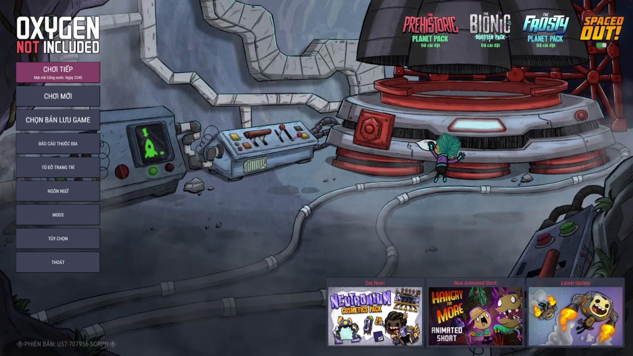 Oxygen Not Included : khai thác hành tinh nước