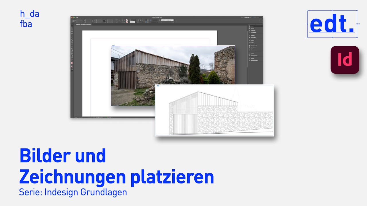 Indesign Tutorial - Bilder und Zeichnungen platzieren