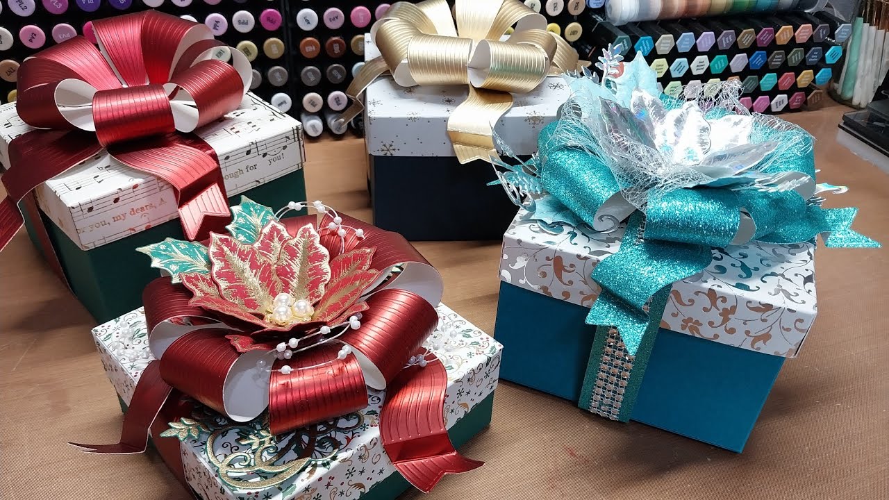 HSN Anna Griffin bow box dies, let's make a decorative gift box!! 