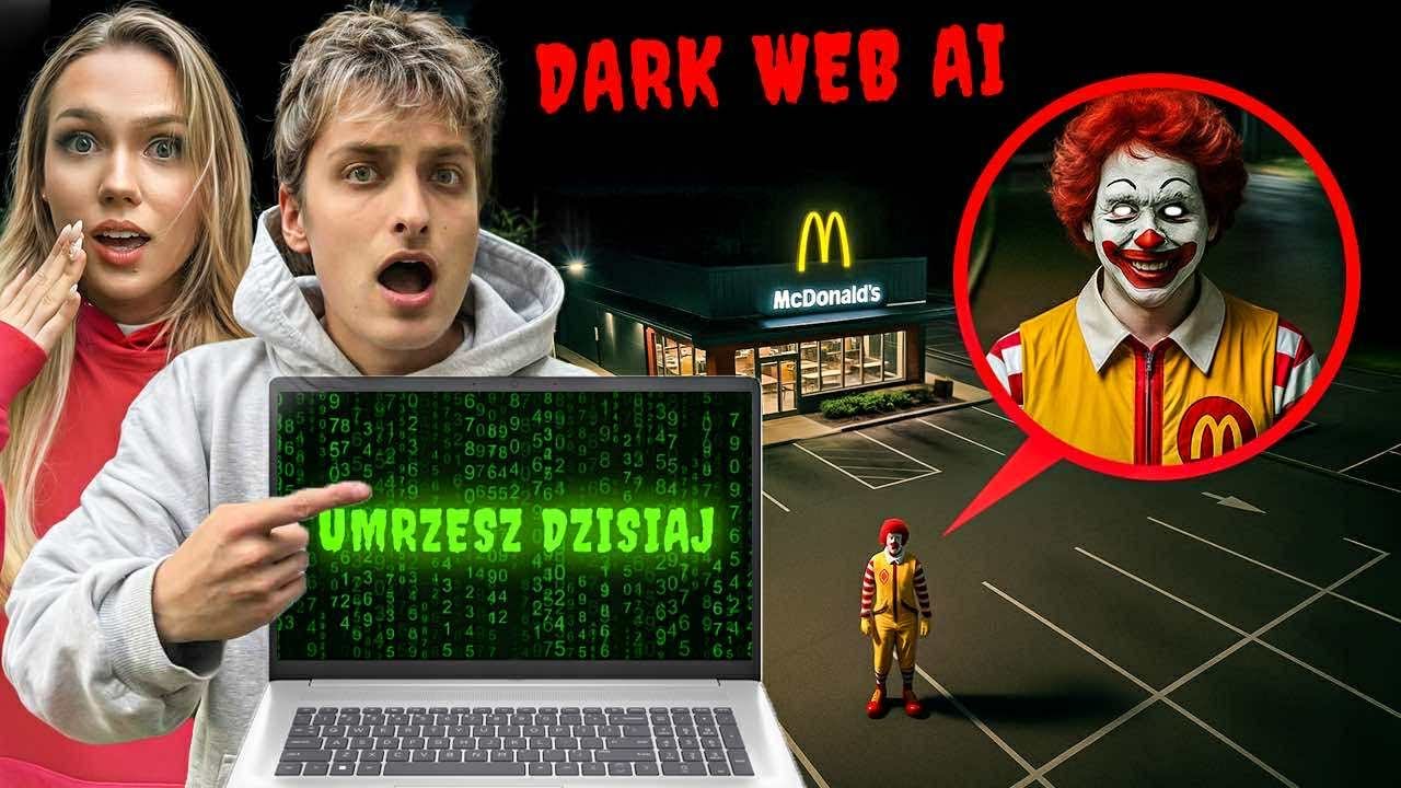 NIGDY NIE LOGUJ SIE NA DARKWEB AI W MCDONALD'S !!!