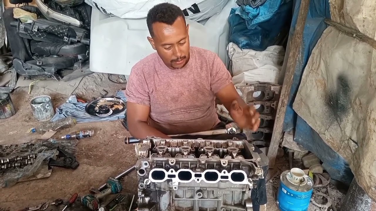      Toyota 2nz engine rebuild part2