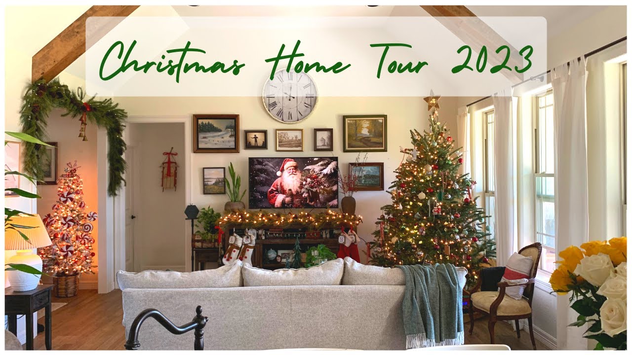 Christmas Home Tour 2023 (Music Only) | Christmas 2023