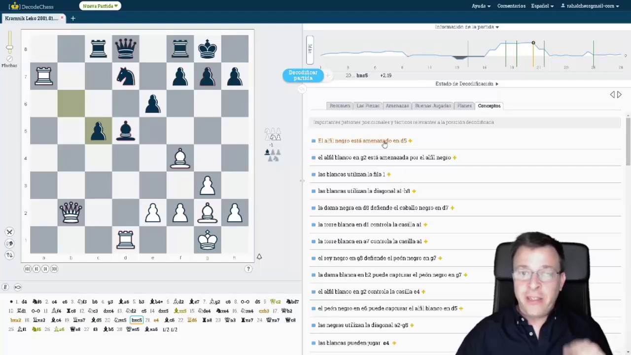 El primer entrenador con inteligencia artificial - DecodeChess