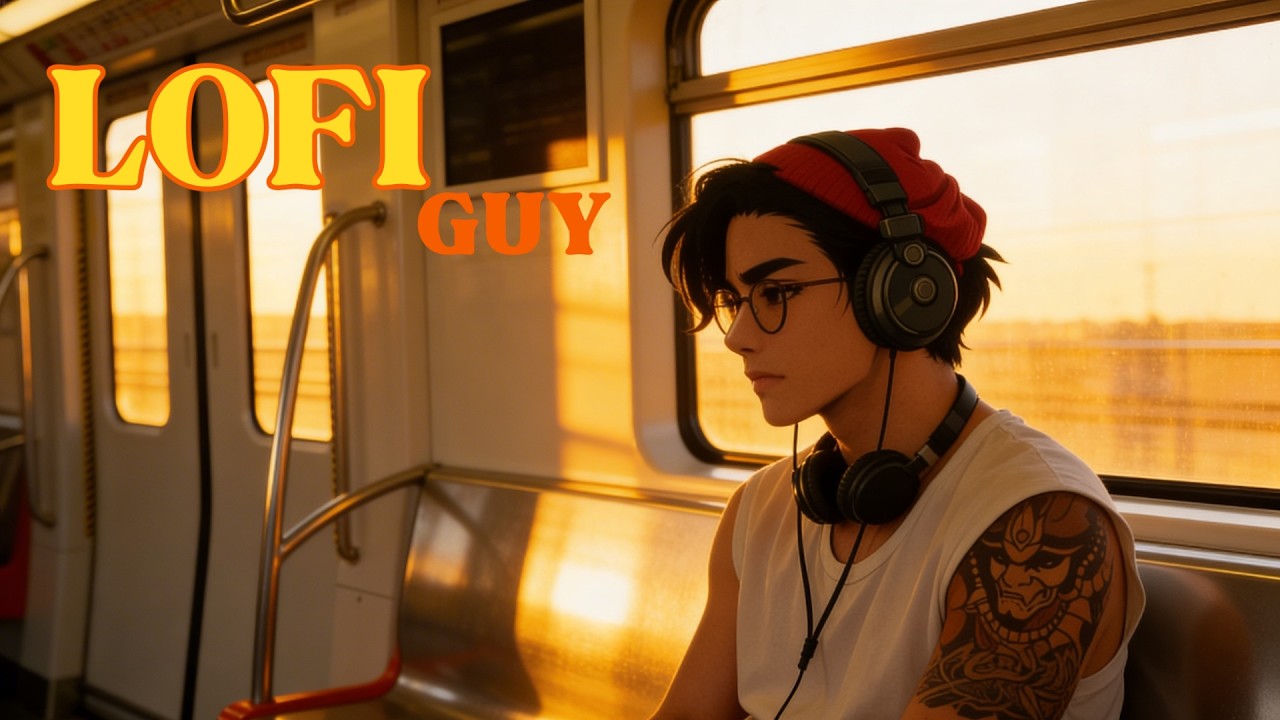 1 Hour Golden Hour Lofi | Background Music for Study, Focus & Commute Vibes