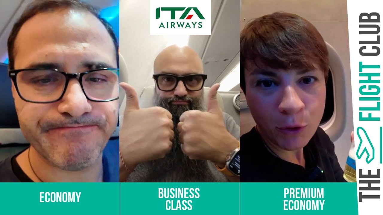 ITA Airways A330/900neo, il confronto integrale: Business Vs Premium Vs Economy. Chi vincerà?