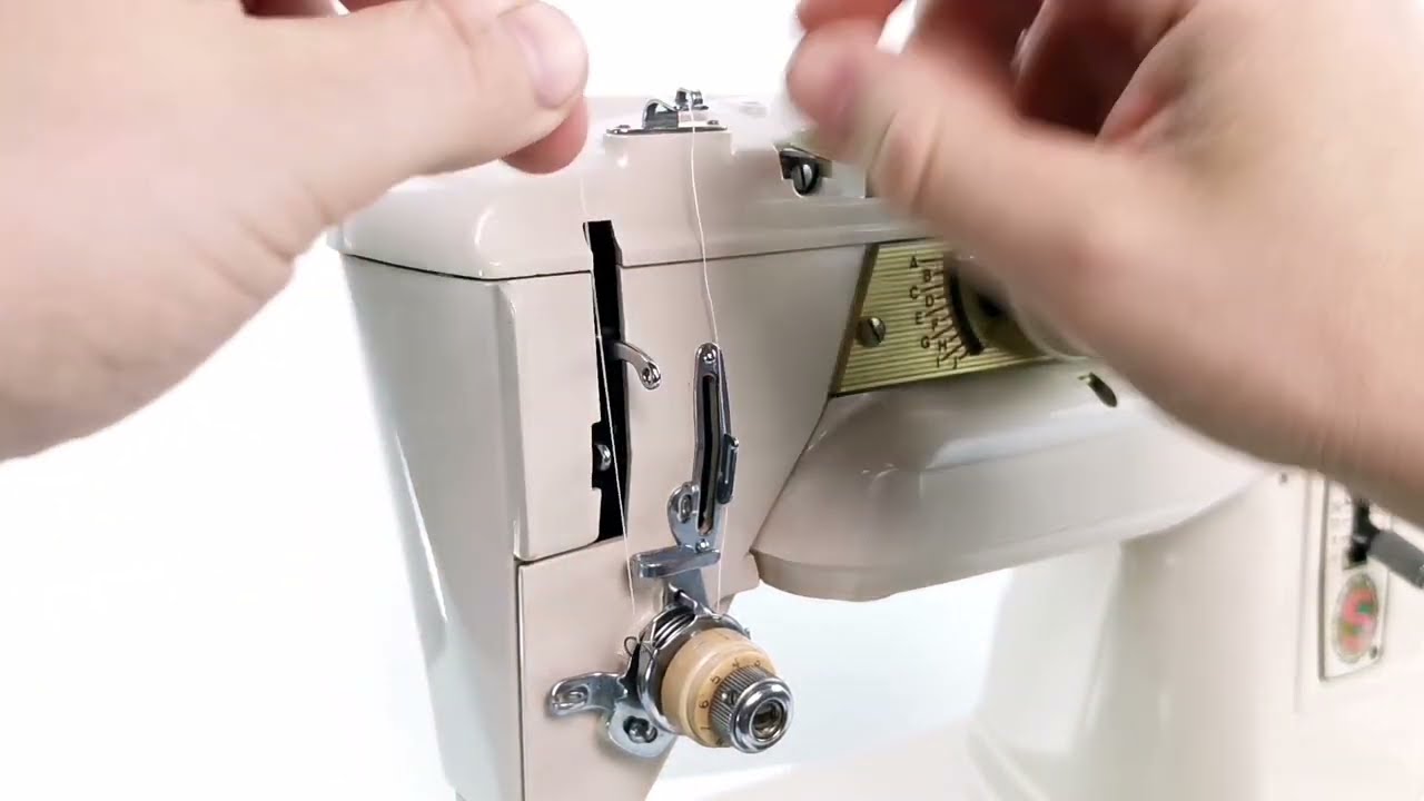 Threading a Singer Slant 'O' Matic (401G, 404G, 411G, 421G, 431G)