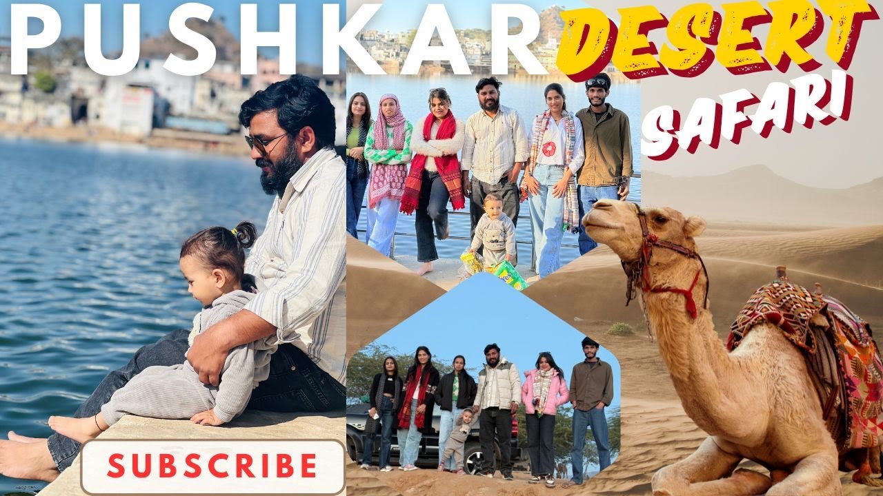 Pushkar Trip: Brahma Temple🛕 Desert  Safari 🐪 aur Ek Khaufnak Hadsa Hote Hote Bach Gaya😳
