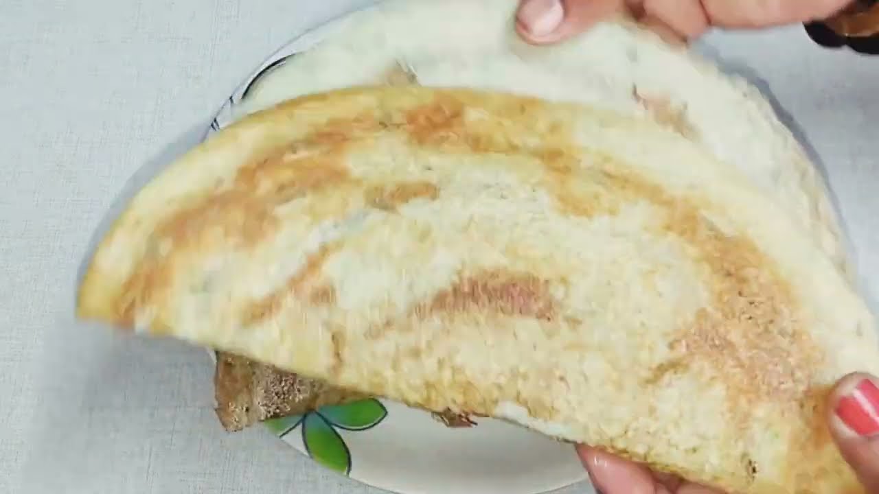 बचे हुए चावल से बनाए क्रिस्पी डोसा/Instant Dosa Recipe/ Left Over Rice Dosa/Breakfast Recipe
