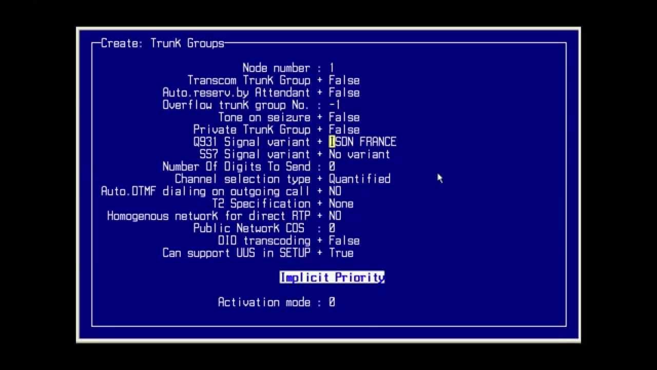 Alcatel OXE - Local SIP Gateway Configuration
