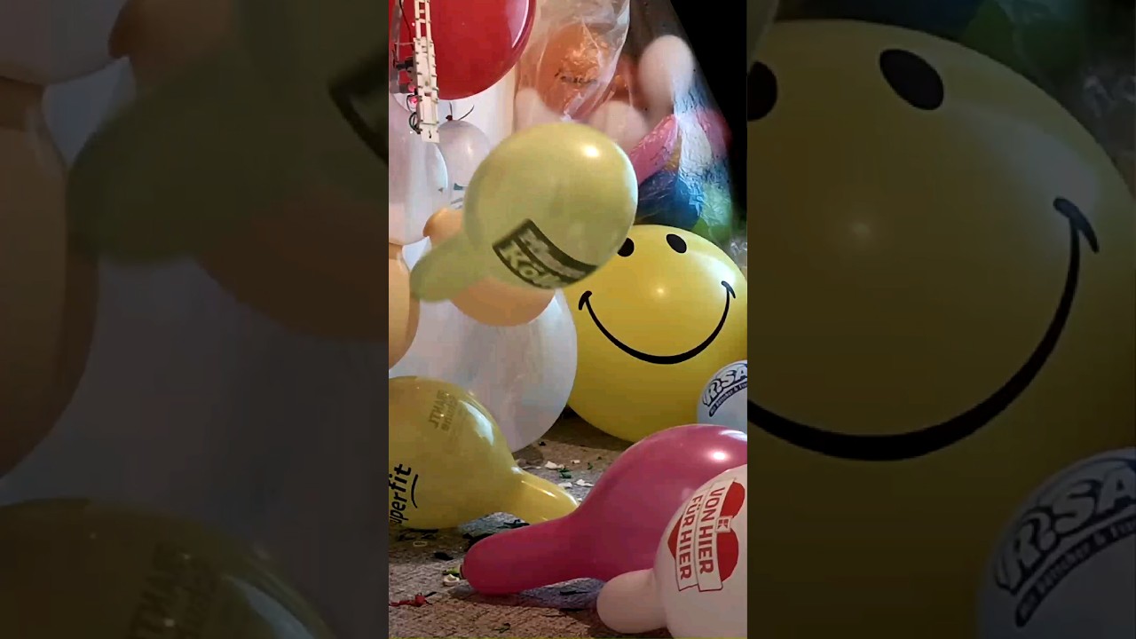 Machine inflates all Balloons in a Row 
