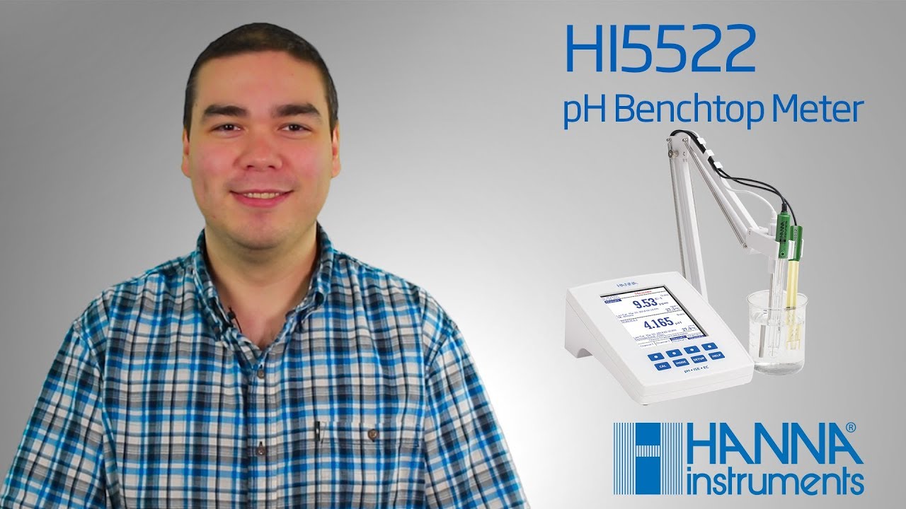 Как использовать лабораторный настольный pH-метр Hanna HI5522