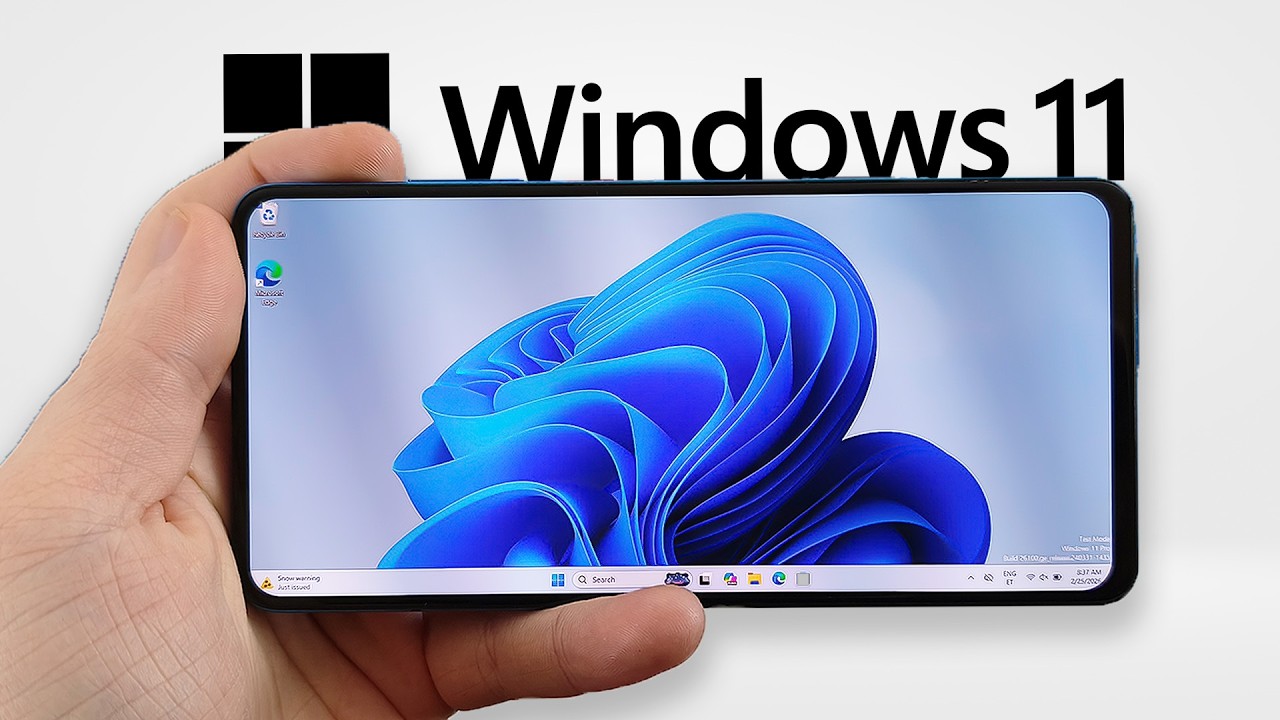 I Tried Installing Windows on my Phone