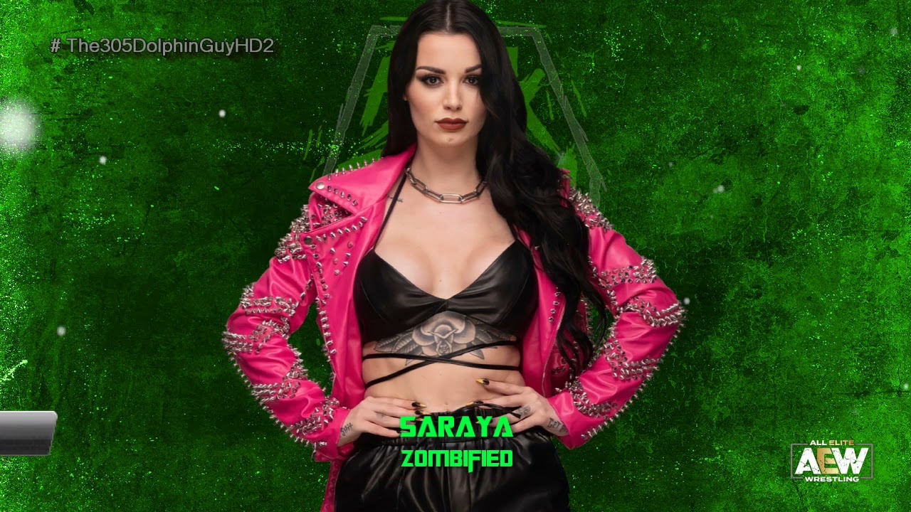 #AEW: Saraya 1st Theme - Zombified (HQ + Arena Effects)