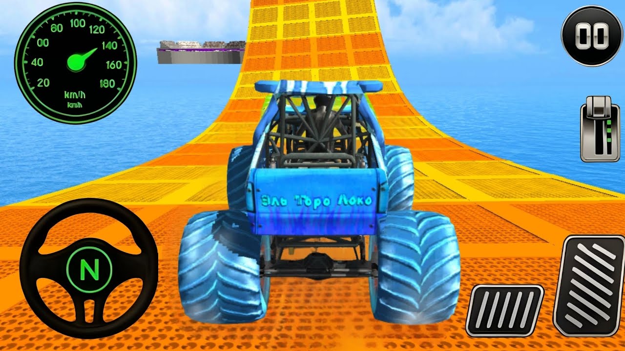Monster Truck Stunt Gaming || GAMEPLAY || #video #games #videofeed 