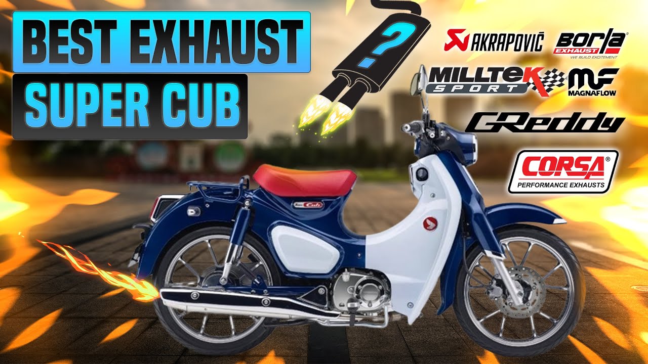 Honda Super Cub Exhaust Sound🔥Diabolus,Moriwaki,Nana7,SP Takegawa,WirusWin,Yoshimura,Upgrade