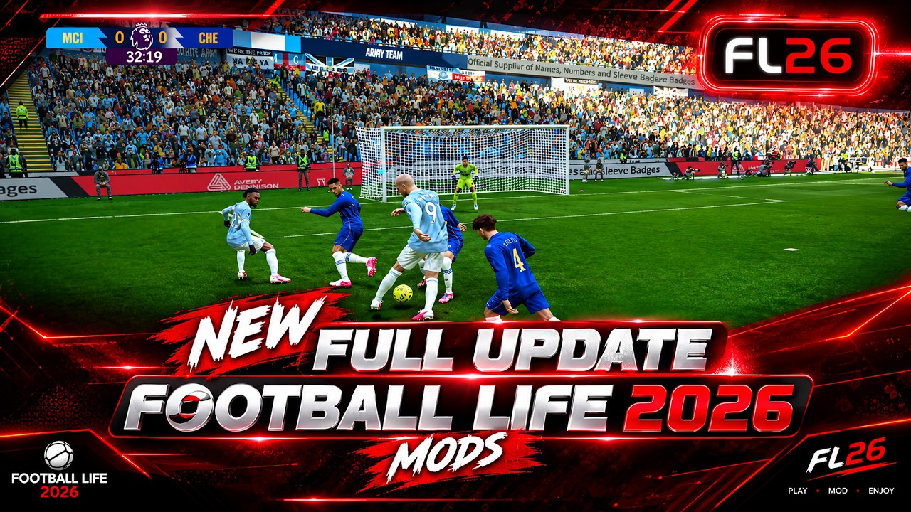 New Full Update Football Life 2026 Mods | Ultra Realistic New Animation