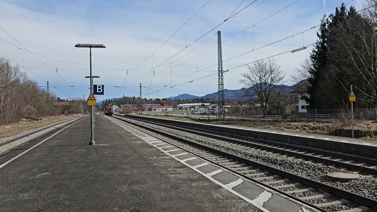 Baureihe 363 166 solo durch &Uuml;bersee am 26.02.24