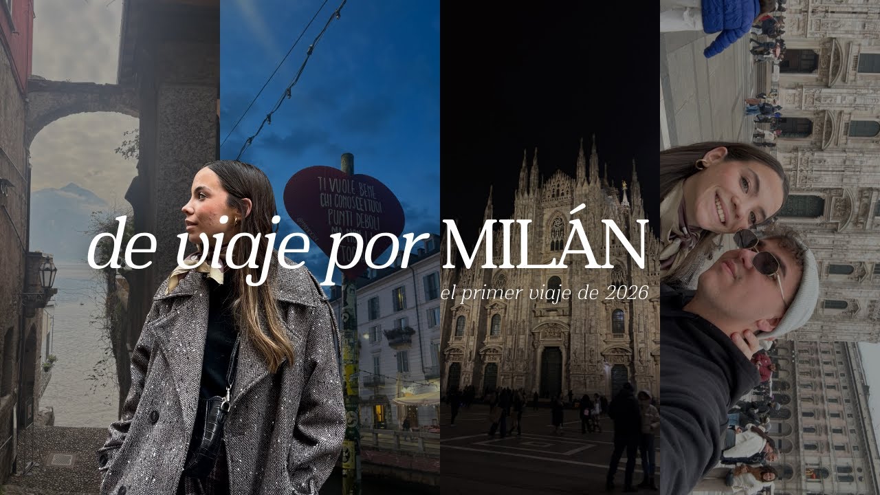 vlog Milan: el primer viaje de 2026, mucha pizza y pasta y demasiado bonito todo