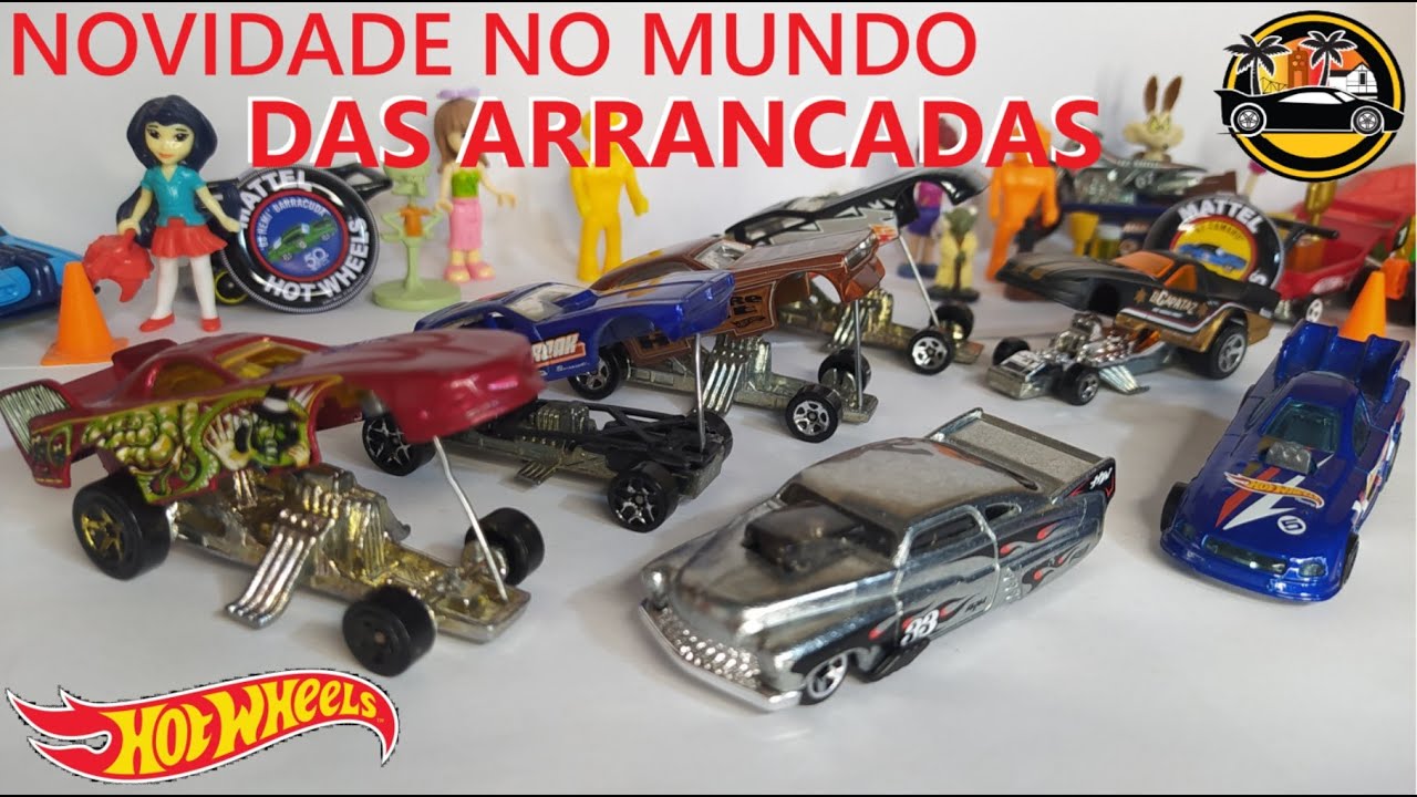NOVIDADE NA ÁREA DE ARRANCADA DA COLEÇÃO HOT WHEELS, NOVO MODELO QUE LEVANTA A CARROERIA, CAPOTA...