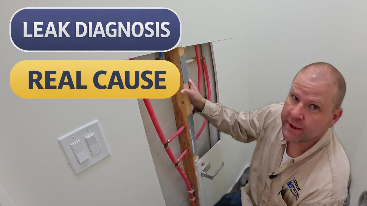 Hidden Shower Leak Diagnosis | I Thought It Was Copper... It Wasn't