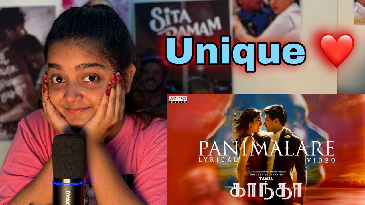 Kaantha-Panimalare Video Song Reaction-Soothing ❤️ | DQ | Bhagyashri | Rana