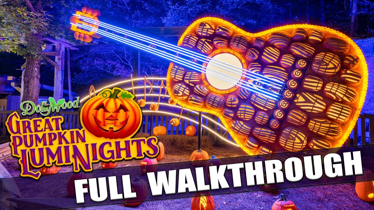 Dollywood Great Pumpkin Luminights 2022 - Walkthrough