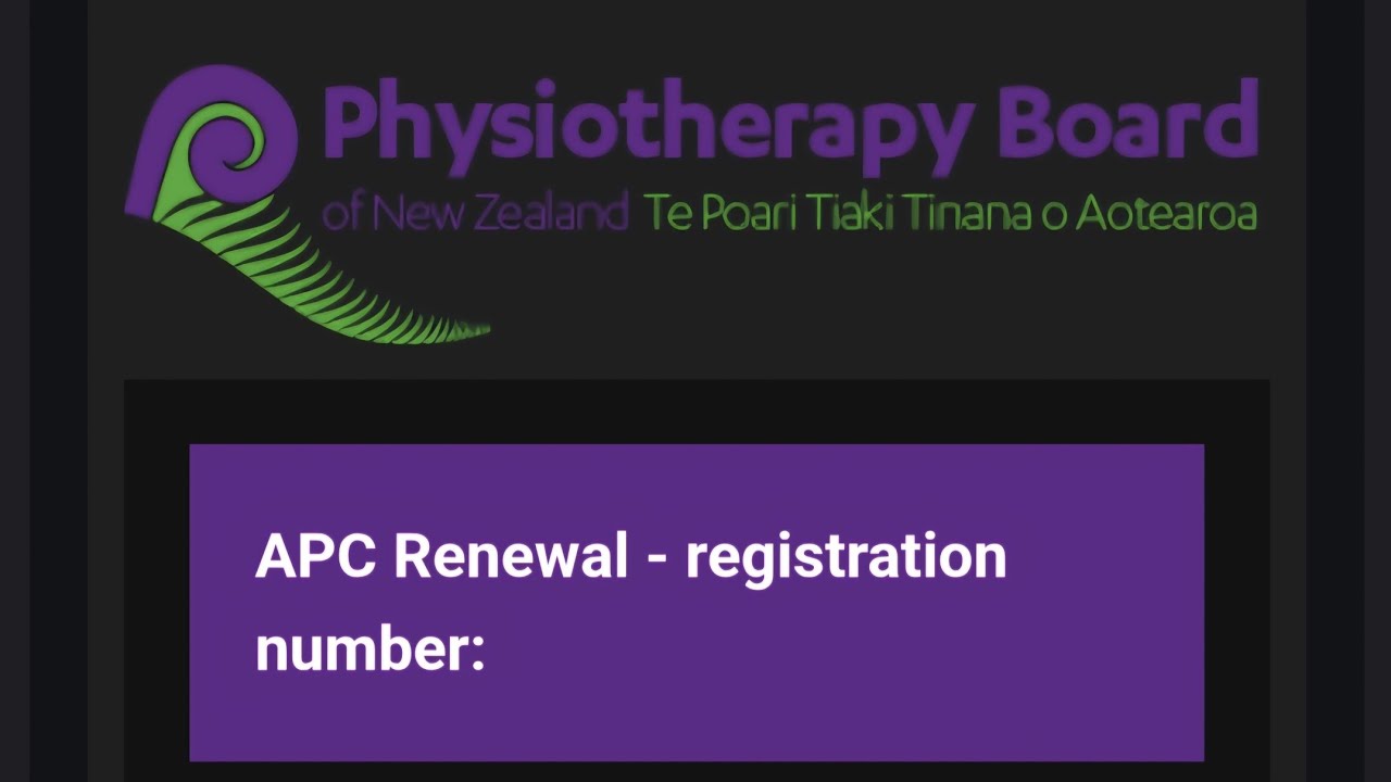 How to renew APC|Physiotherapy Board of New Zealand|Updated guidelines|Step by Step guide|