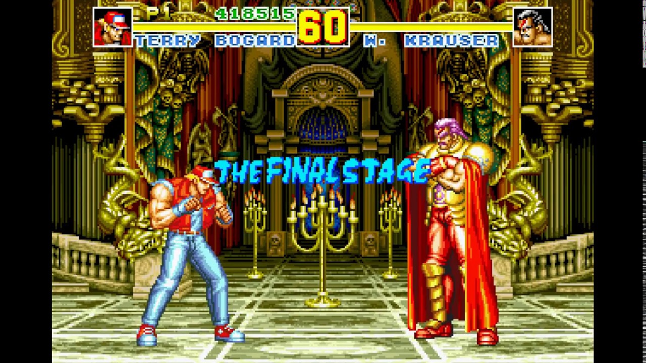 Fighting Game Bosses 79. Fatal Fury Special - Wolfgang Krauser boss battle